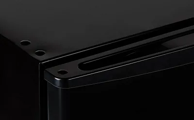 Mini lednice s mrazící přihrádkou - E - černá - DOMO DO91103