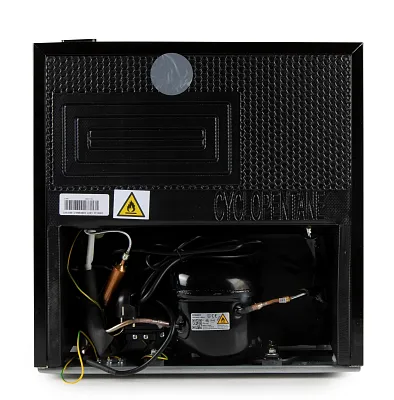 Mini lednice s mrazící přihrádkou - E - černá - DOMO DO91103