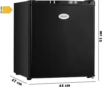 Mini mrazák - černý - 33 l - Třída E - PRIMO PR117DV