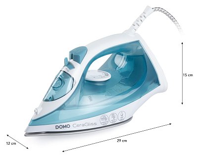Napařovací žehlička CeraGliss - keramická - DOMO DO1153S