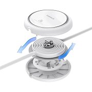 Navíjecí kabel USB-C/Lightn. 1m 20W bílý