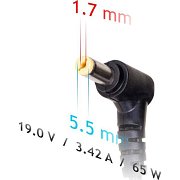NTB charger 19V/3,42A/65W 5,5x1,7 AKYGA