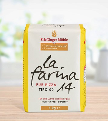 Pizza mouka LA FARINA 14 - Nadýchaná a křupavá - Typ 00 - 1 kg