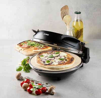 Pizza pec na čerstvou pizzu - černá - DOMO DO9285PZ