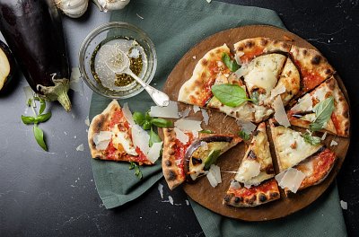 Pizza pec na čerstvou pizzu - černá - DOMO DO9285PZ