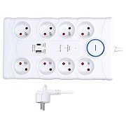 PO80 přepěťová ochrana 2m,8 zás. SOLIGHT