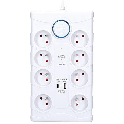 PO80 přepěťová ochrana 2m,8 zás. SOLIGHT