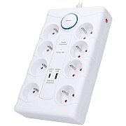 PO80 přepěťová ochrana 2m,8 zás. SOLIGHT