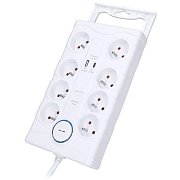 PO80 přepěťová ochrana 2m,8 zás. SOLIGHT