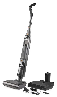 Podlahový čistič 2v1 s odsáváním temně šedý - DOMO DO1189SW