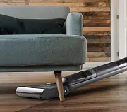 Podlahový čistič 2v1 s odsáváním temně šedý - DOMO DO1189SW