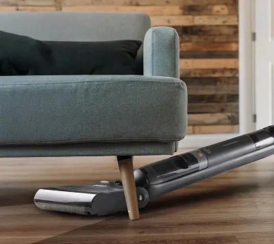 Podlahový čistič 2v1 s odsáváním temně šedý - DOMO DO1189SW