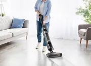 Podlahový čistič 2v1 s odsáváním temně šedý - DOMO DO1189SW