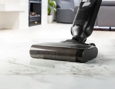 Podlahový čistič 2v1 s odsáváním temně šedý - DOMO DO1189SW