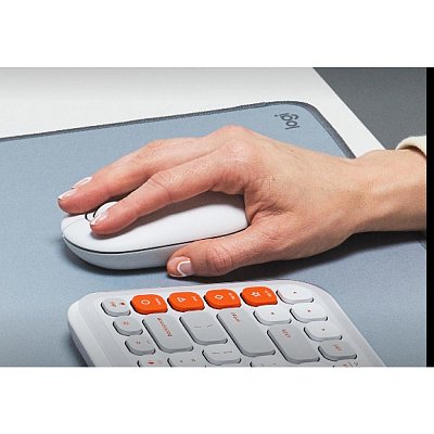 POP Mouse with emoji white LOGITECH