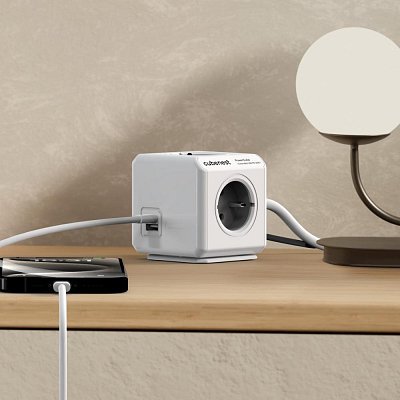 PowerCube Extended USB šedá 3m CUBENEST