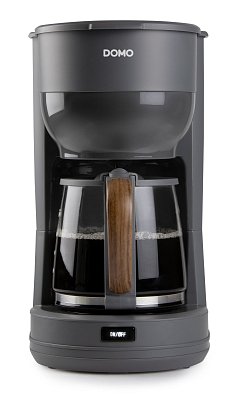 Překapávač na kávu WOOD YOU - šedý - DOMO DO754K