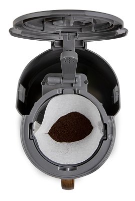 Překapávač na kávu WOOD YOU - šedý - DOMO DO754K