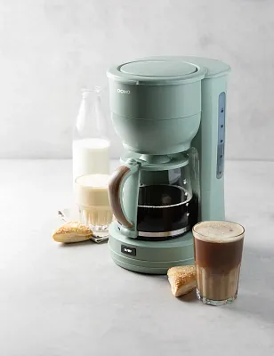 Překapávač na kávu WOOD YOU - zelený - DOMO DO755K