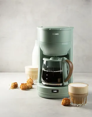 Překapávač na kávu WOOD YOU - zelený - DOMO DO755K