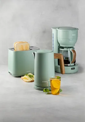 Překapávač na kávu WOOD YOU - zelený - DOMO DO755K