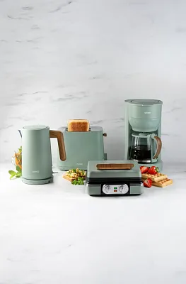 Překapávač na kávu WOOD YOU - zelený - DOMO DO755K