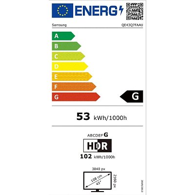 QE43Q7F QLED TV SAMSUNG