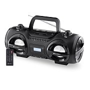 Radiopřijímač s DAB+/CD GoGEN CDM 425 BTDAB, černá/stříbrná