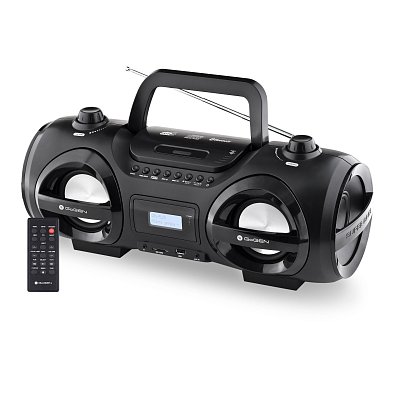 Radiopřijímač s DAB+/CD GoGEN CDM 425 BTDAB, černá/stříbrná
