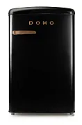 Retro lednice bez mrazáku - 122 l - matná černá - DOMO DO91712R