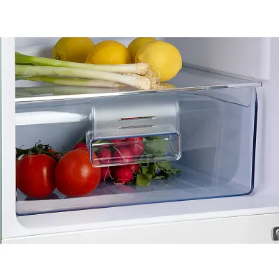 Retro lednice s mrazákem - D - 202 l - zelená - PR196RKMG