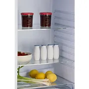 Retro lednice s mrazákem - D - 202 l - zelená - PR196RKMG