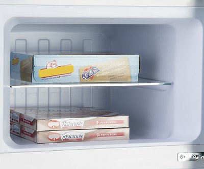 Retro lednice s mrazákem nahoře - krémová - PRIMO PR167RKC