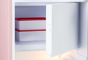 Retro lednice s mrazákem uvnitř - růžová - DOMO DO91708R