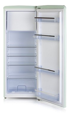 Retro lednice s mrazákem uvnitř - zelená - PRIMO PR165RKMG
