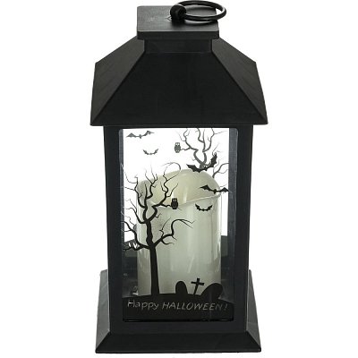 RHW 008 Černá lucerna 1 LED WW RETLUX