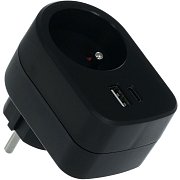 RPC 70 BK Zás. s 2xUSB, 5V/2100mA RETLUX