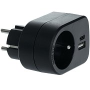 RPC 70 BK Zás. s 2xUSB, 5V/2100mA RETLUX