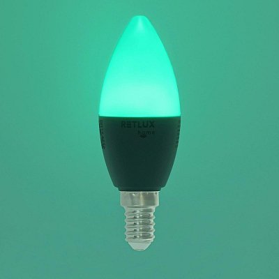 RSH 100 C37 E14 žár. 4,5W RGB CCT RETLUX