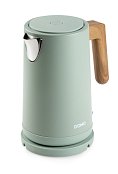 Rychlovarná konvice - nerez, zelená - WOOD YOU - DOMO DO9282WK