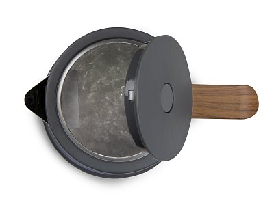 Rychlovarná konvice - nerez, šedá - WOOD YOU - DOMO DO9268WK