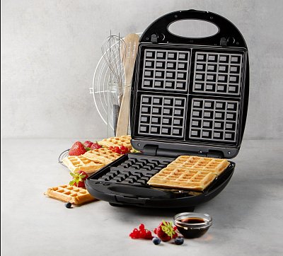 Sendvičovač 2v1 na 4 sendviče / vafle - DOMO DO9295C