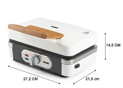 Sendvičovač - Gril - Vaflovač - 3v1 - bílý - DOMO DO9277C