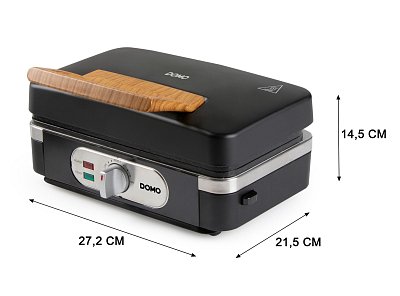 Sendvičovač - Gril - Vaflovač - 3v1 - černý - DOMO DO9278C