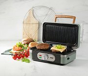 Sendvičovač - Gril - Vaflovač - 3v1 - zelený - DOMO DO9276C