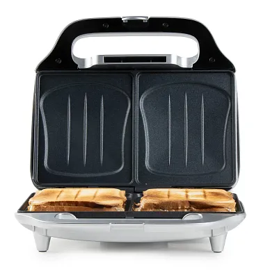 Sendvičovač na 2 XL sendviče - stříbrný - DOMO DO9267C