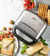 Sendvičovač XL 3v1 na sendvič / vafle / grill - DOMO DO9290C