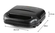 Sendvičovač XL 3v1 na sendvič / vafle / grill DOMO DO9291C