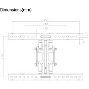 SHO 5640 VÝSUV. DRŽÁK TV 43''-100'' STEL