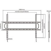 SHO 7220 FIXNÍ DRŽÁK TV 60-120 STELL